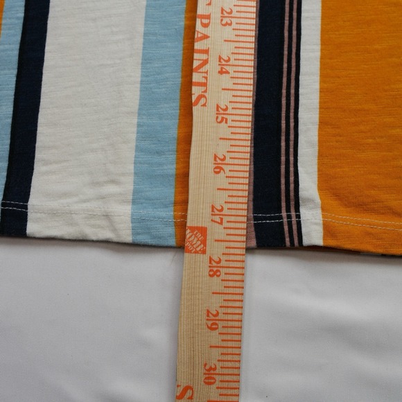 GUESS Los Angeles Men's Size S (20.5x27.5) Striped T-Shirt Short Sleeve Embroid - Picture 4 of 15